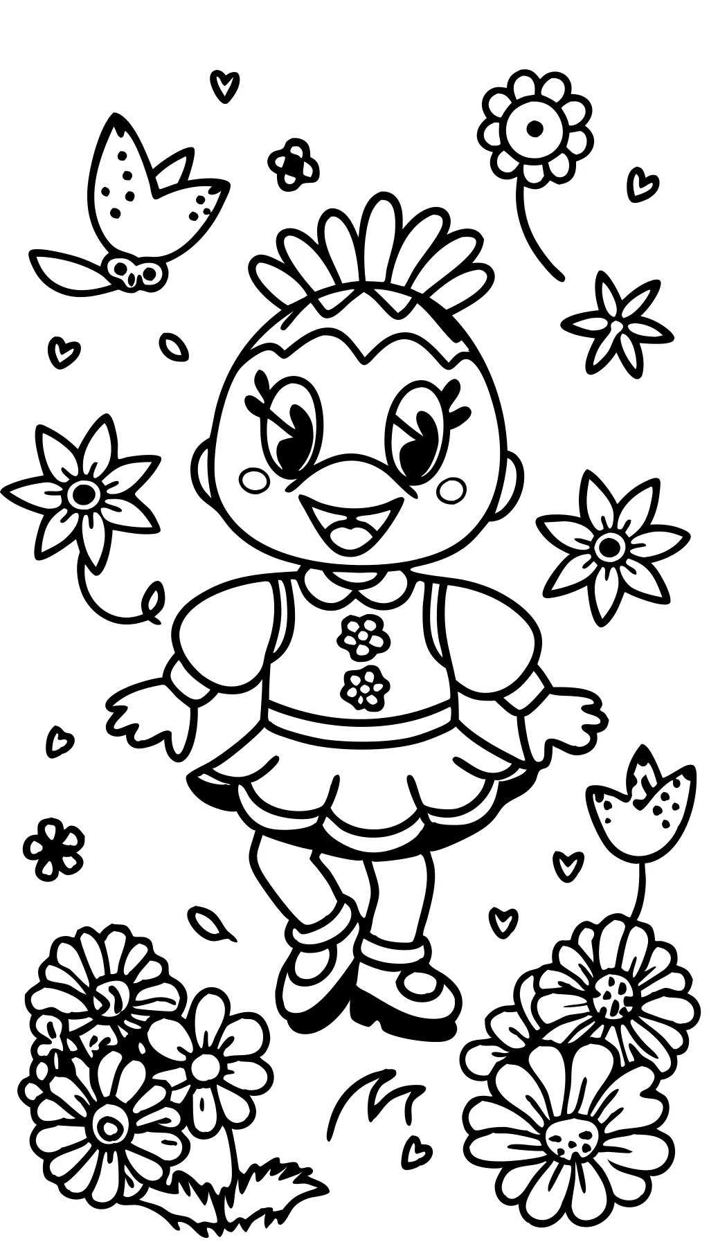 chica coloring pages